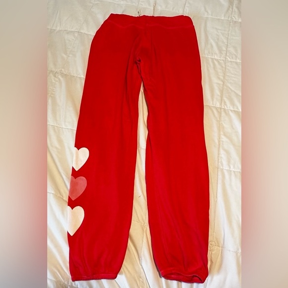 Sundry Red Track Pants - Picture 2 of 4
